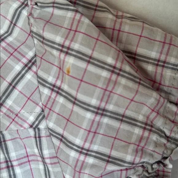 Personal identity plaid short sleeve button up size large - Picture 5 of 5